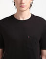 Tommy Hilfiger Crew Neck Solid Pocket T-Shirt