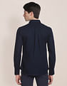 U.S. Polo Assn. Birdseye Dobby Textured Solid Shirt