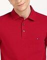 Tommy Hilfiger Solid Slim-Fit Cotton Polo Shirt