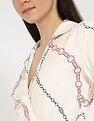 Tommy Hilfiger Viscose Spread Collar Wrap Dress