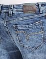 Flying Machine Mankle Slim Fit Acid Wash Jeans