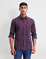 Arrow Sport Vertical Striped Slim Fit Shirt