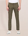 U.S. Polo Assn. Austin Trim Fit Solid Casual Trousers