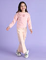 U.S. Polo Assn. Kids Girls Ribbed Sweatshirt