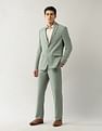 Arrow Tailored Fit Solid Two Piece Suit