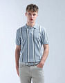 Flying Machine Vertical Striped Digitopia Polo Shirt