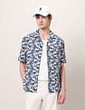 U.S. Polo Assn. Denim Co. Tropical Relaxed Fit Cuban Shirt
