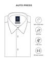 Arrow Auto Press Patterned Dobby Formal Shirt