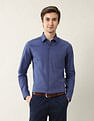 Arrow Textured Manhattan Slim Fit Ceremonial Shirt
