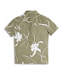 Tommy Hilfiger Kids Boys Organic Cotton Tropical Print Shirt