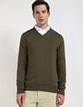 Tommy Hilfiger Solid Regular-Fit Cotton Sweater