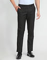 Arrow Tailored Regular Fit Twill Formal Trousers