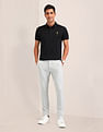 U.S. Polo Assn. Checked Slim Fit Polo Shirt