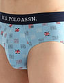 USPA Innerwear Elasticized Waist Solid OEB14 Briefs - Pack Of 3