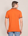 U.S. Polo Assn. Striped Collar Slim Fit Polo Shirt