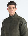 Flying Machine Stand Collar Puffer Jacket