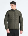 Flying Machine Stand Collar Puffer Jacket