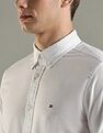 Tommy Hilfiger Solid Slim Fit Cotton Shirt