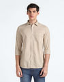Flying Machine Spread Collar Slim Fit Shirt