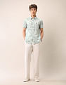 U.S. Polo Assn. Denim Co. Tropical Printed Regular Fit Shirt
