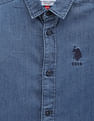 U.S. Polo Assn. Kids Boys Washed Chambray Shirt