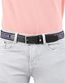U.S. Polo Assn. Monaco Brand Stripe Knit Belt