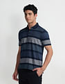 Arrow Horizontal Stripe Cotton Polo Shirt
