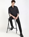 Calvin Klein Jeans Printed Slim-Fit Satin Woven Shirt
