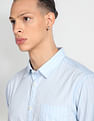Flying Machine Spread Collar Vertical Stripe Shirt