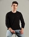 Tommy Hilfiger Solid Regular-Fit Cotton Sweater