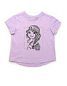 U.S. Polo Assn. Kids Girls Stud Detailed Relaxed Fit T-Shirt