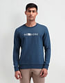 Arrow Newyork Crew Neck Typographic Sweatshirt