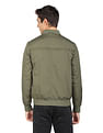 Flying Machine Appliqued Logo Polyester Bomber Jacket