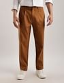 Calvin Klein Jeans Tapered-Fit Solid Mid Rise Trouser