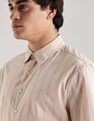Calvin Klein Jeans Striped Regular-Fit Poplin Woven Shirt