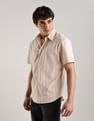 Calvin Klein Jeans Striped Regular-Fit Poplin Woven Shirt