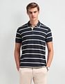 Arrow Sport Horizontal Striped Regular Polo Shirt