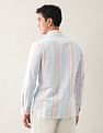 Arrow Sport Vertical Striped Oxford Shirt