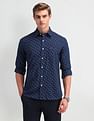 Arrow Sport Manhattan Slim Fit Floral Print Shirt