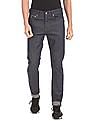 Calvin Klein Men Dark Blue Slim Tapered Fit Premium Italian Stretch Selvedge Jeans