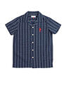 U.S. Polo Assn. Kids Boys Geometric Printed Relaxed Fit Shirt