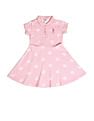 U.S. Polo Assn. Kids Girls Floral A-line Dress