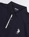USPA Active Solid Slim Fit Polo Shirt