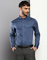 Calvin Klein Jeans Stretch Satin Solid Casual Shirt
