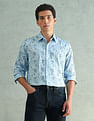 Arrow Newyork Slim Fit Smart Printed Shirt