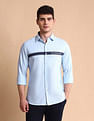 U.S. Polo Assn. Brand Printed Tailored Fit Oxford Shirt
