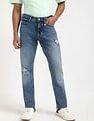 Tommy Hilfiger Mid-Wash Slim-Fit Low-Rise Jeans