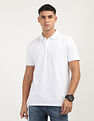 Calvin Klein Jeans Stretch Pique Solid Tipped Polo Shirt