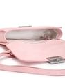 Tommy Hilfiger Solid Pink Pu Shoulder Bag