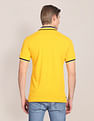 U.S. Polo Assn. Striped Collar Slim Fit Polo Shirt